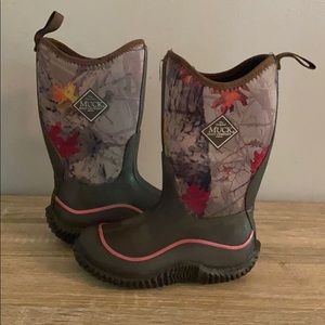 Girls Camo Muck Boots 10